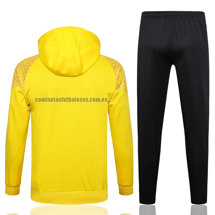 Chandal de Sudadera del Borussia Dortmund 2023 2024 Amarillo y Negro